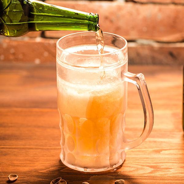 Pahar de bere cu gheață CHILLER XXL - 650 ml clasic + deschizător